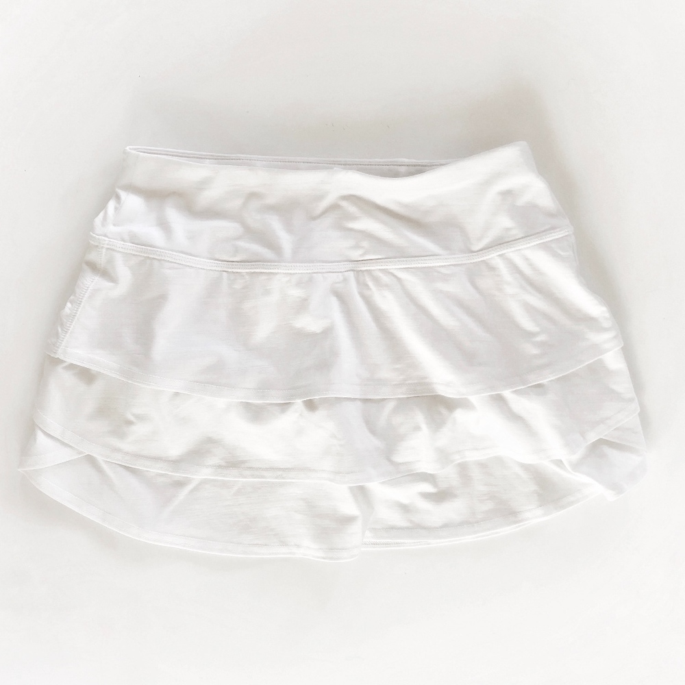 Athleta Stripe Swagger Skort - White Size XS EUC